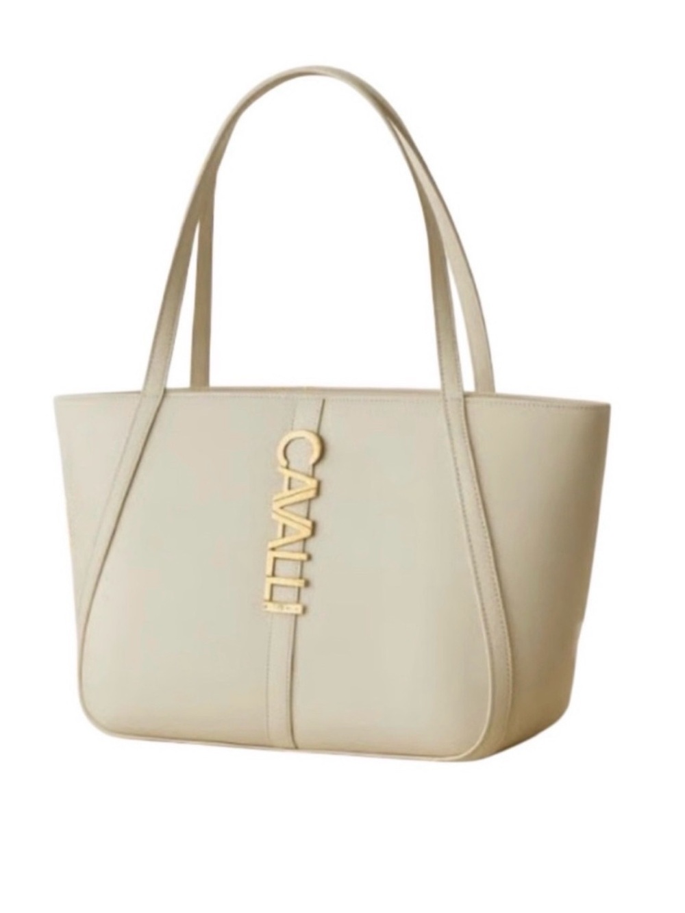 Roberto Cavalli Shopper Shoulder Bag with Gold Hardware NWT MSRP $118